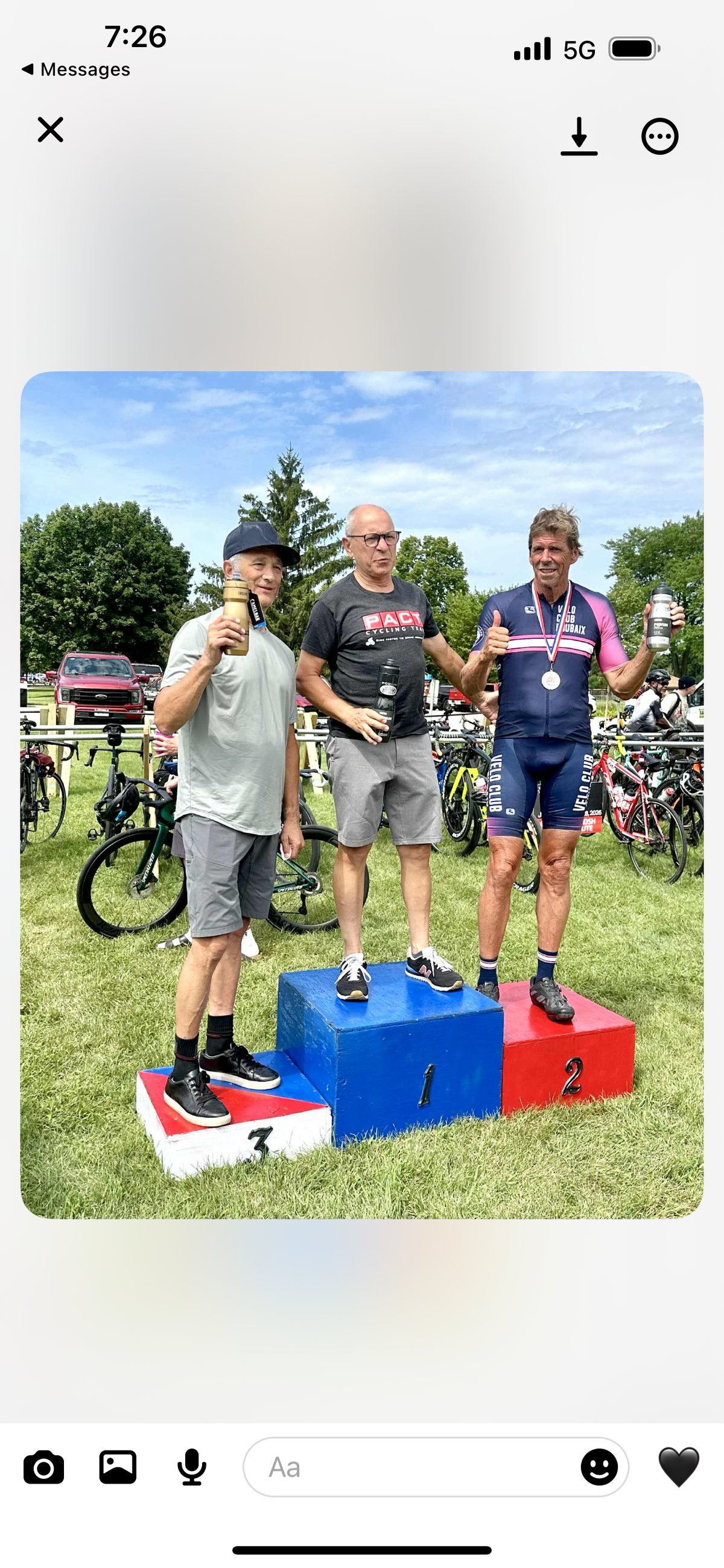 Podium at 2025 Race the Lake