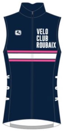 Wind Vest - Giordana Wind Vest with Back Pockets  & 2-Way Zipper